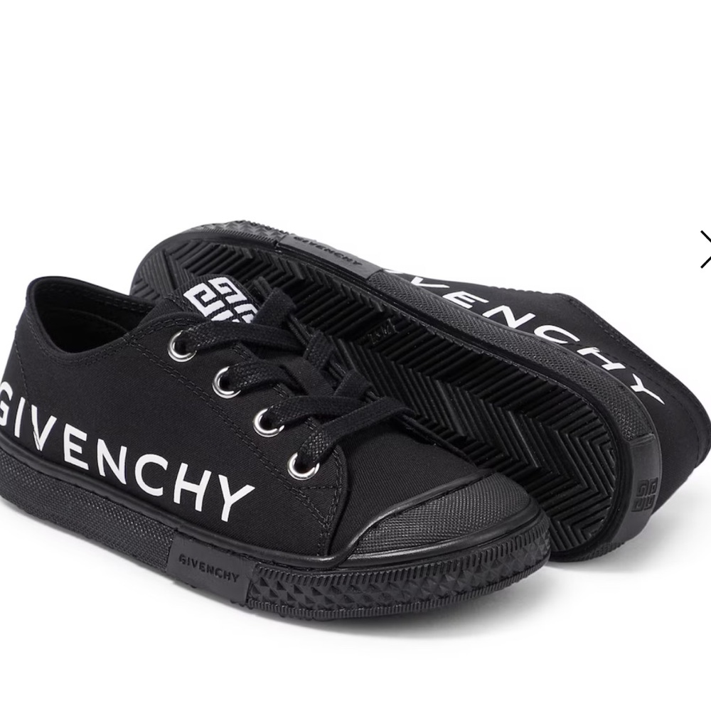 Givenchy Black Logo Sneakers Size 38